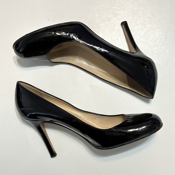 KATE SPADE Heels Women’s Size 9.5 AA Patent Black Pump Shoes - Picture 4 of 14